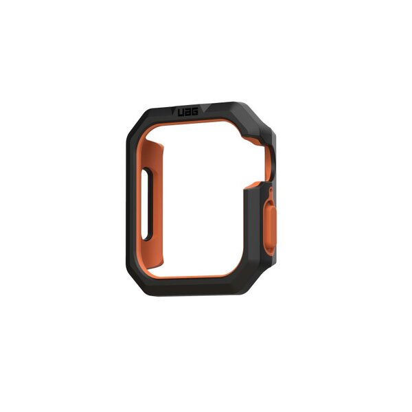 Case UAG Civilian para Apple Watch 44mm - Negro/Naranja