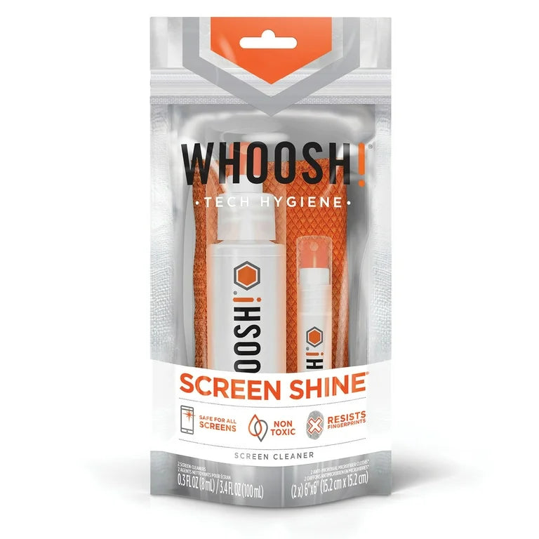 LIMPIADOR WHOOSH SCREEN SHINE DUO 100 ML/8 ML