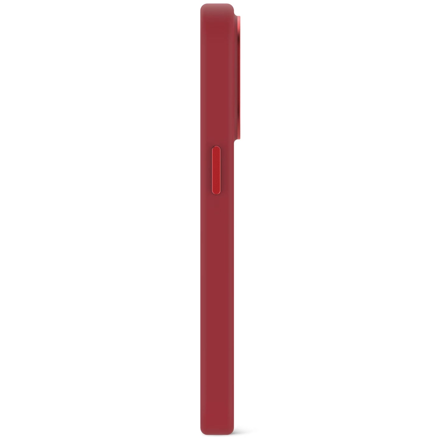 Case de silicona antimicrobiana DECODED para iPhone 15 Pro -  Rojo
