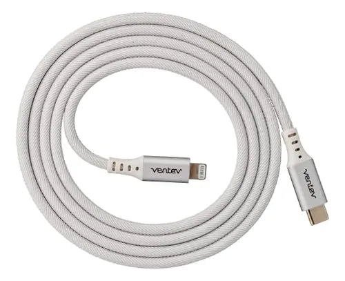 Cable Ventev Lightning 4Pies - Plata