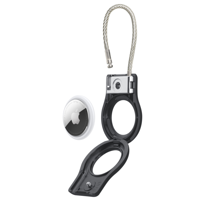 LLAVERO PREMIUM BELKIN GUAYA DE SEGURIDAD PARA AIRTAG - NEGRO