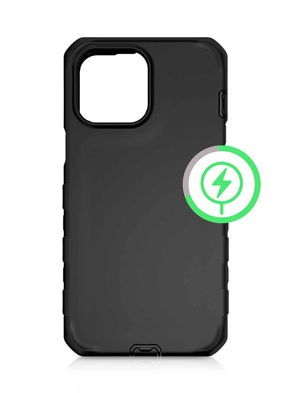 Case ITSKINS VAULT S MagSafe Para iPhone 13/14- Negro