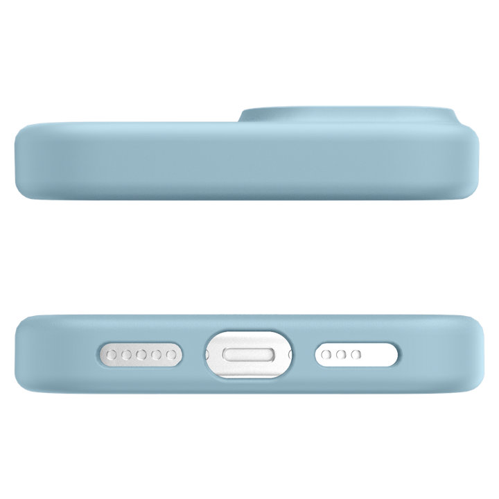AVANA FUNDA VELVET CON MAGSAFE PARA IPHONE 15 AZUL