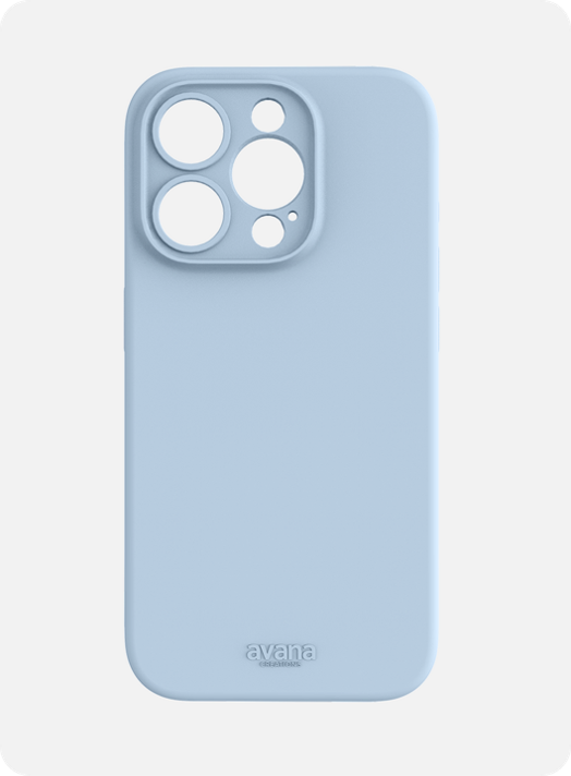 AVANA FUNDA VELVET CON MAGSAFE PARA IPHONE 15 PRO AZUL