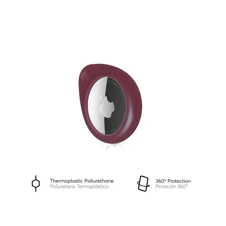 Llavero NCO RINGTAG GRIP 3M Para AirTag - Sangria