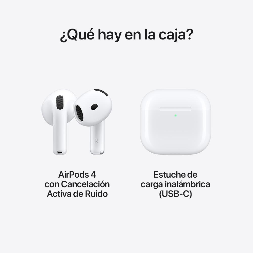 AirPods 4 con Cancelación Activa de Ruido