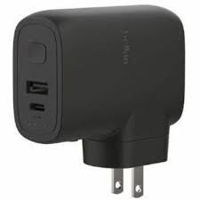 ADAPTADOR BELKIN HYBRID DE PARED 25W + BATERIA 5000MAH BLACK