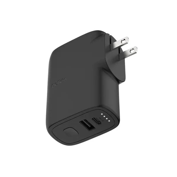 ADAPTADOR BELKIN HYBRID DE PARED 25W + BATERIA 5000MAH BLACK