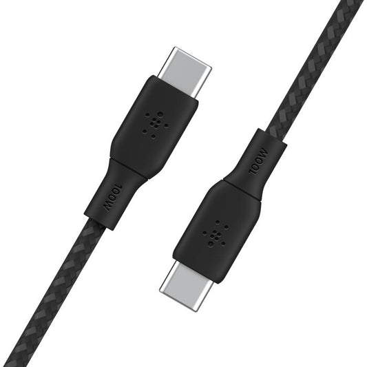 CABLE BELKIN USB-C A USB-C 100W 2M - BLK