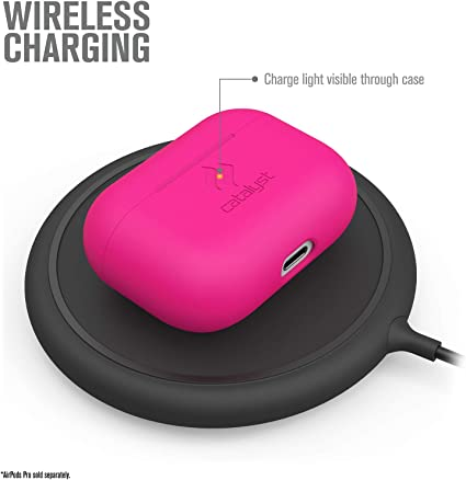 Case CATALYST SLIM Para Airpods Pro - Rosado Neón