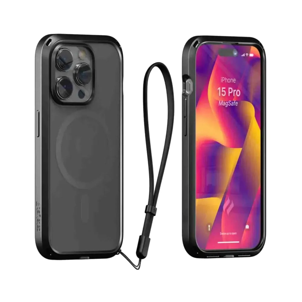 Case Catalyst Influence con Magsafe para iPhone 15 Pro - Negro Sigiloso