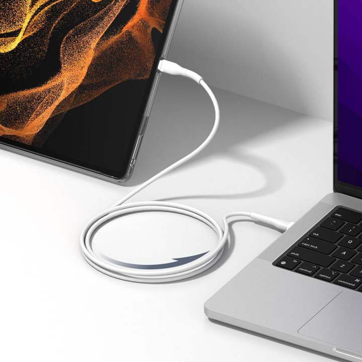 Cable RINGKE USB-C a Lightning de 2M -Blanco
