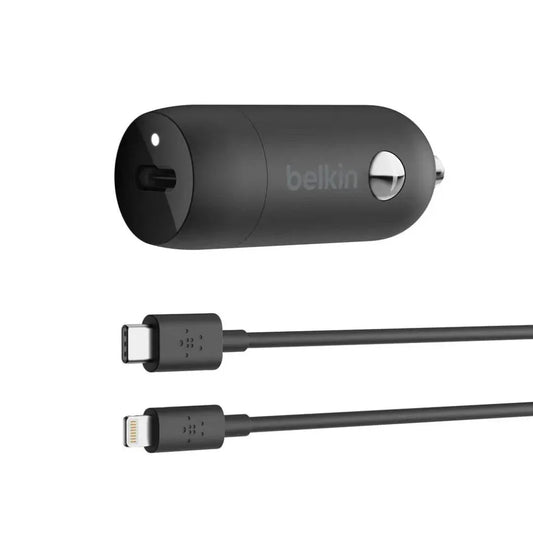 ADAPTADOR BELKIN CARRO 20W + CABLE
