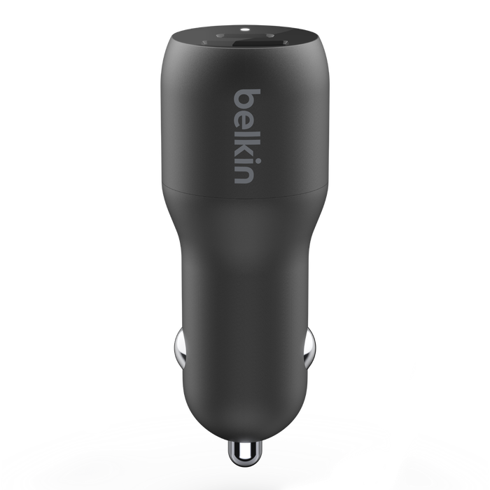 Cargador doble para coche BELKIN con PPS de 37 W - USB-C 25W USB-A 12W
