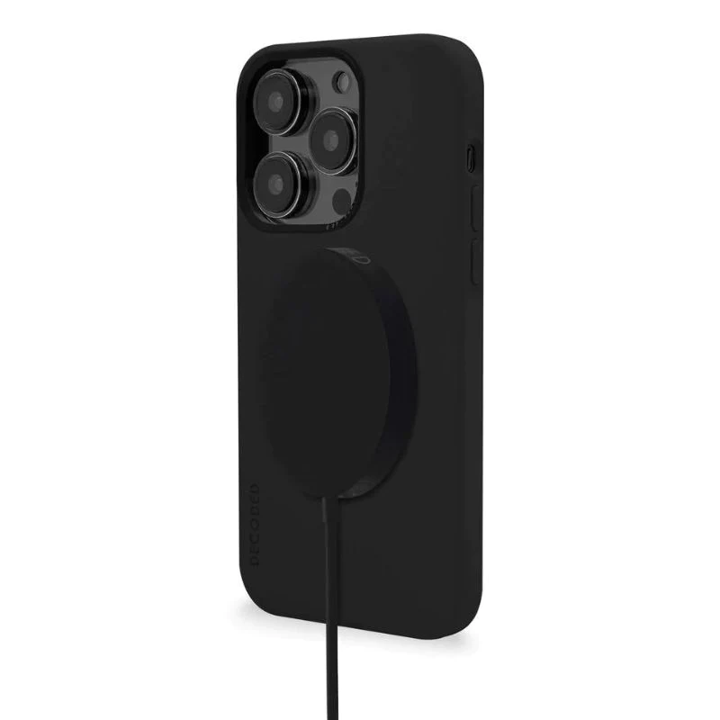 Case de Silicona DECODED BACK COVER Para iPhone 14 Pro Max - Charcoal