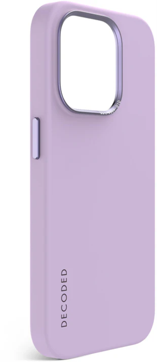 Case de silicona antimicrobiana DECODED para iPhone 15 Pro - Lavanda