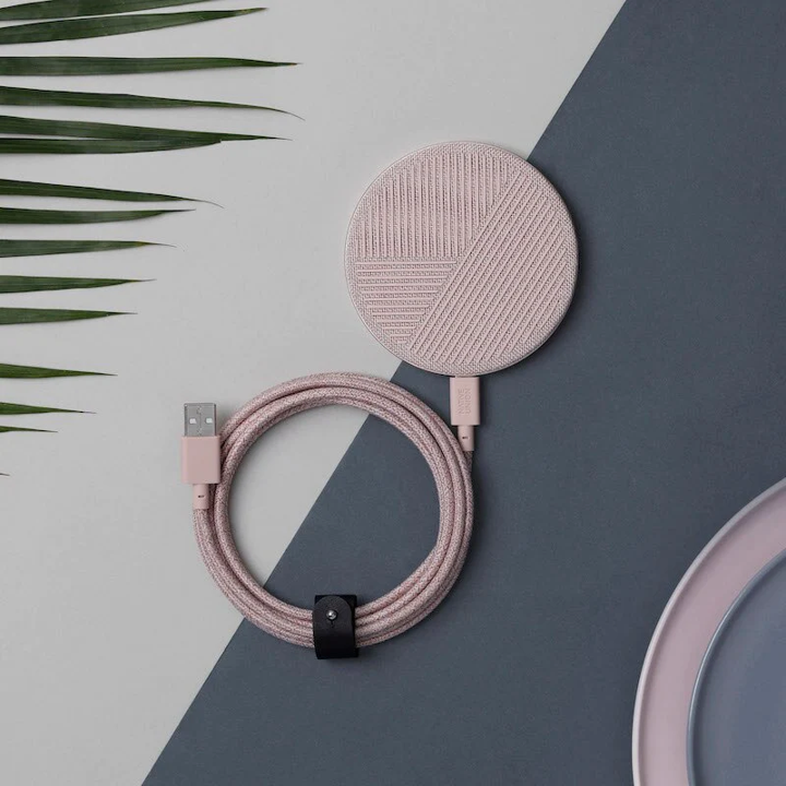 Cargador Inalámbrico Native Union Drop Qi 10W - Rosa