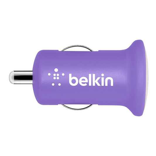 Cargador Belkin carro 2.1 Amp Púrpura