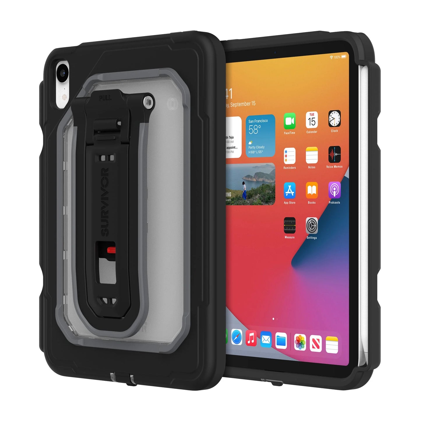 Case GRIFFIN SURVIVOR ENDURANCE Para iPad Mini 6 - Negro