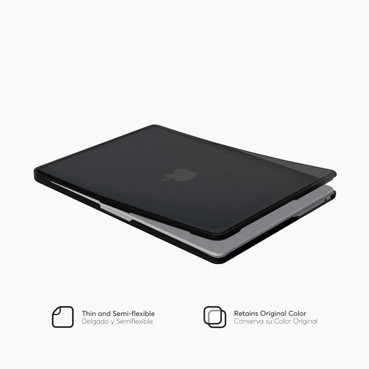 Carcasa Rígida NCO SHOCK Para MacBook de 13.6 M2 - Humo