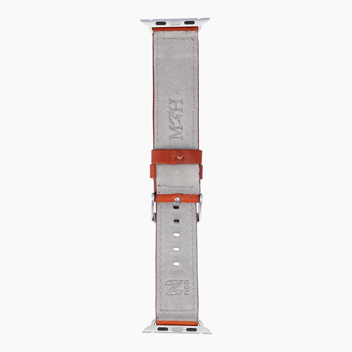 Correa NCO en cuero para Apple Watch (todas las tallas)- Caramelo