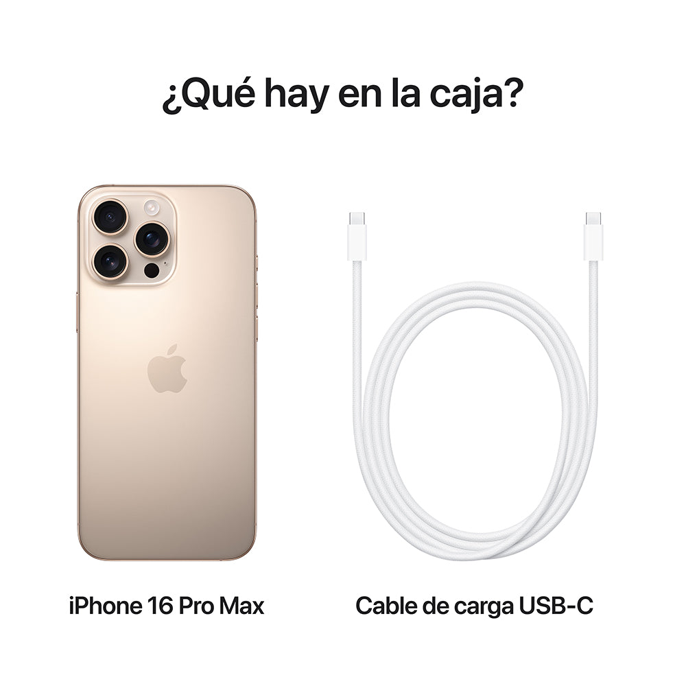 iPhone 16 Pro 128 GB Titanio del desierto