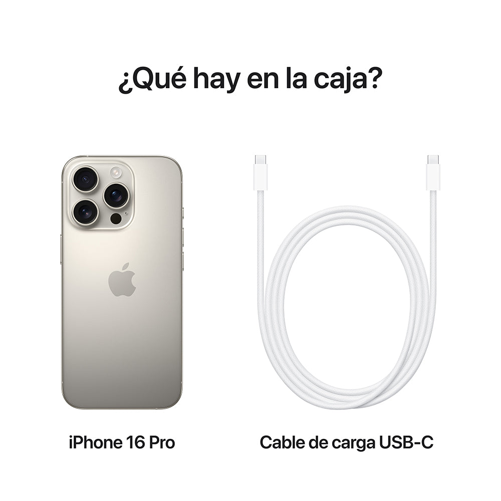 Imagen de iPhone con cable USB-C en MacStore Panamá