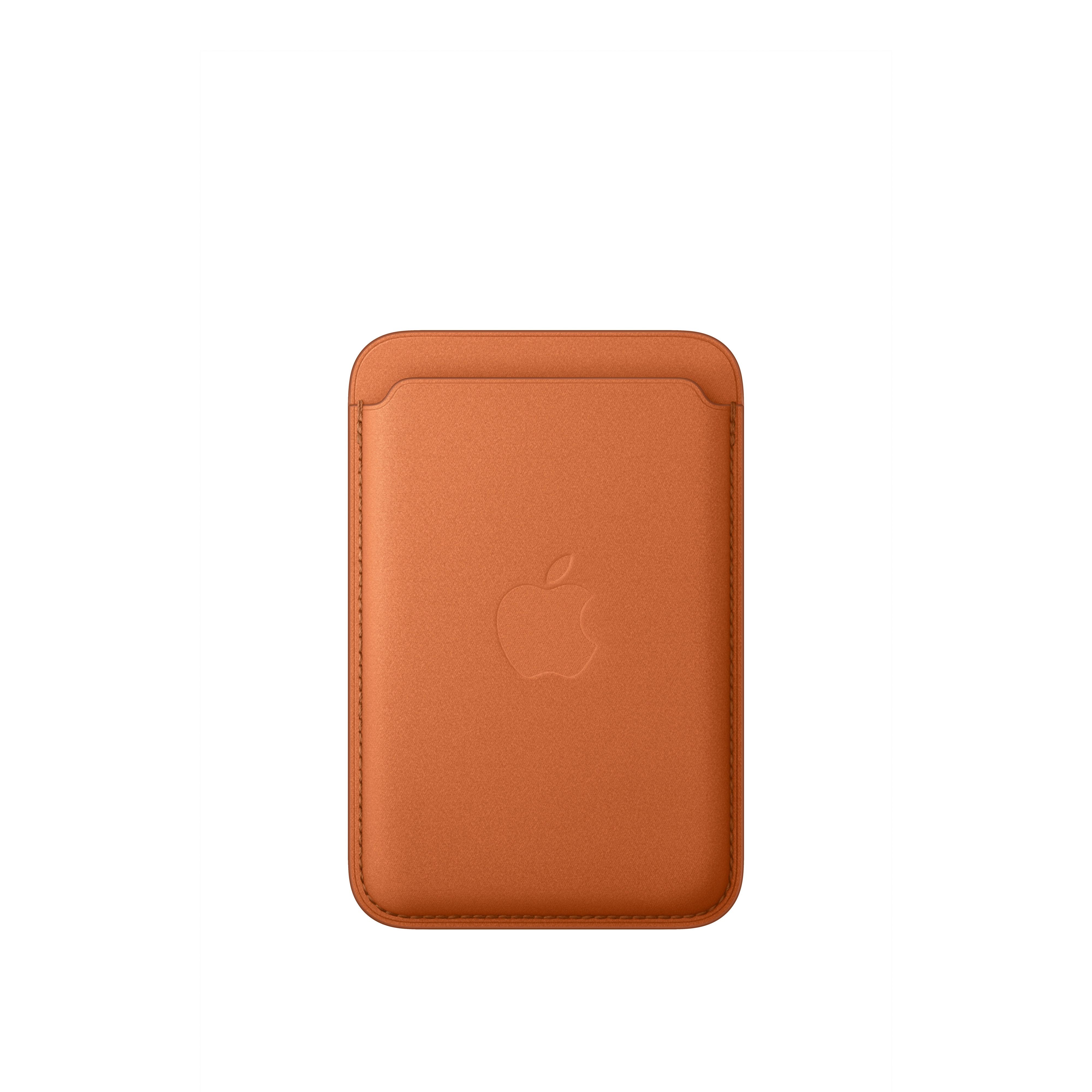 Apple iPhone グラファイト Cartera de FineWoven con MagSafe para el iPhone – Naranja zorro