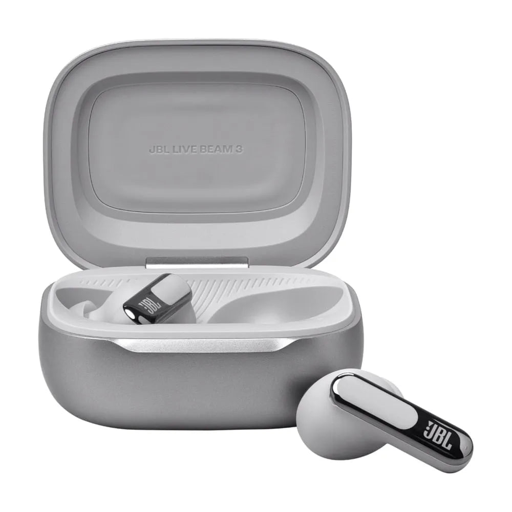 AUDIFONOS JBL LIVE BEAM 3 IN EAR TRUE WIRELESS SILVER