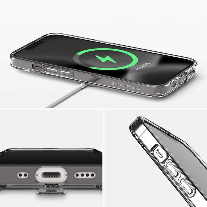 Case PATCHWORKS LUMINA MAGSAFE Para iPhone 13 - Negro