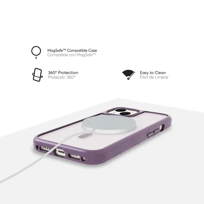 Case NCO SAFECASE GRIP con MagSafe para iPhone 14 - Berry