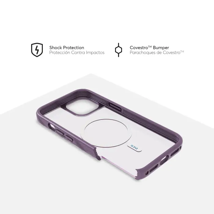 Case NCO SAFECASE GRIP con MagSafe para iPhone 14 - Berry