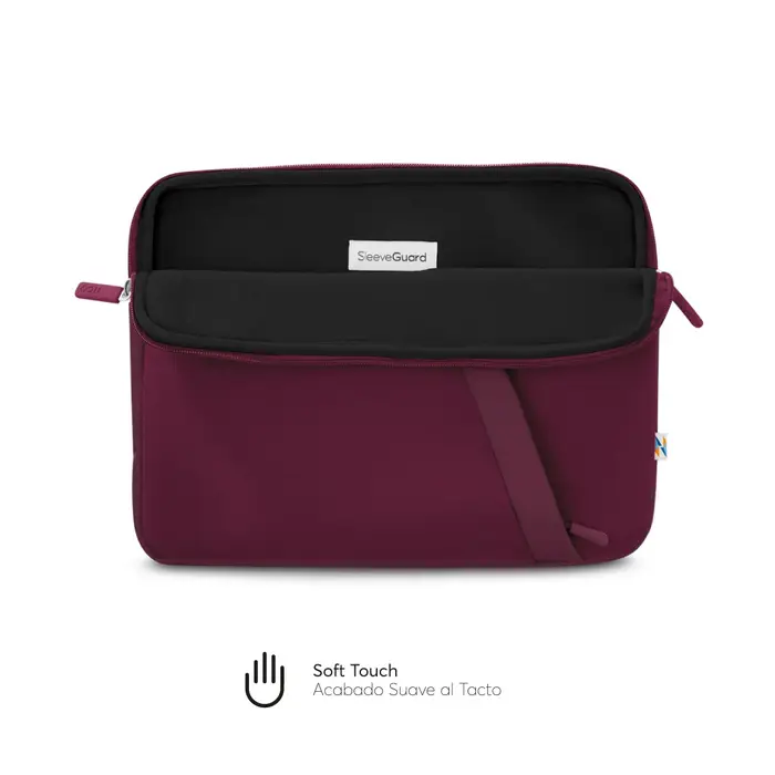 Funda NCO Neopreno Para MacBook Pro 14/Air 13 - Rojo Vino