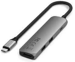 MULTIPUERTO SATECHI USB-C 4 EN 1 4K SPACE GRAY