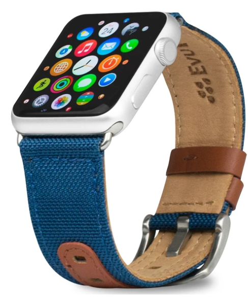 Banda Evutec Para Apple Watch 42mm Azul
