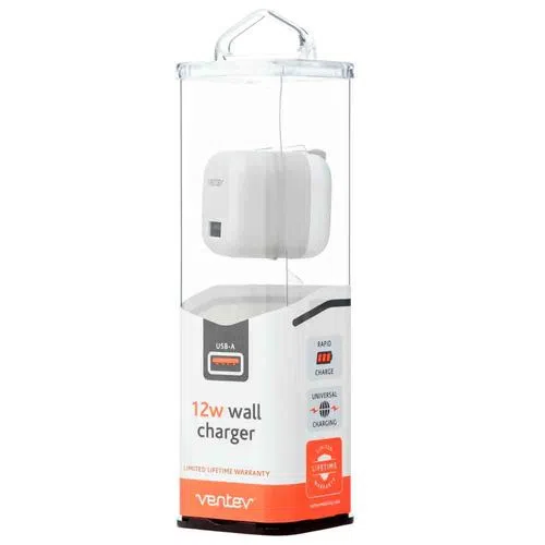 Cargador de Pared VENTEV de 12W con Puerto USB