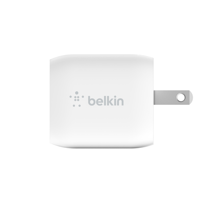 ADAPTADOR BELKIN DE PARED BOOSTCHARGE 45W GAN 2 PUERTOS