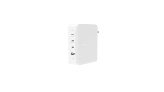 ADAPTADOR BELKIN DE PARED BOOSTCHARGE 140W GAN 4 PUERTOS WHITE