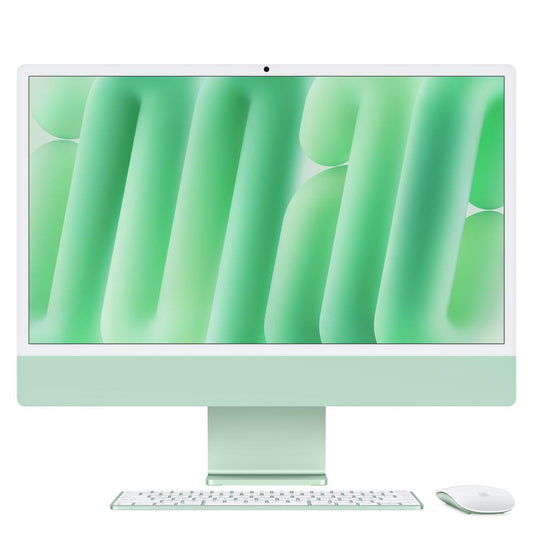 iMac con pantalla Retina 4,5K de 24 pulgadas: Chip M4 de Apple con CPU de 10 núcleos y GPU de 10 núcleos, 512 GB SSD - Verde