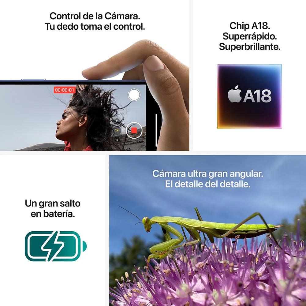 iPhone 16 128 GB Blanco