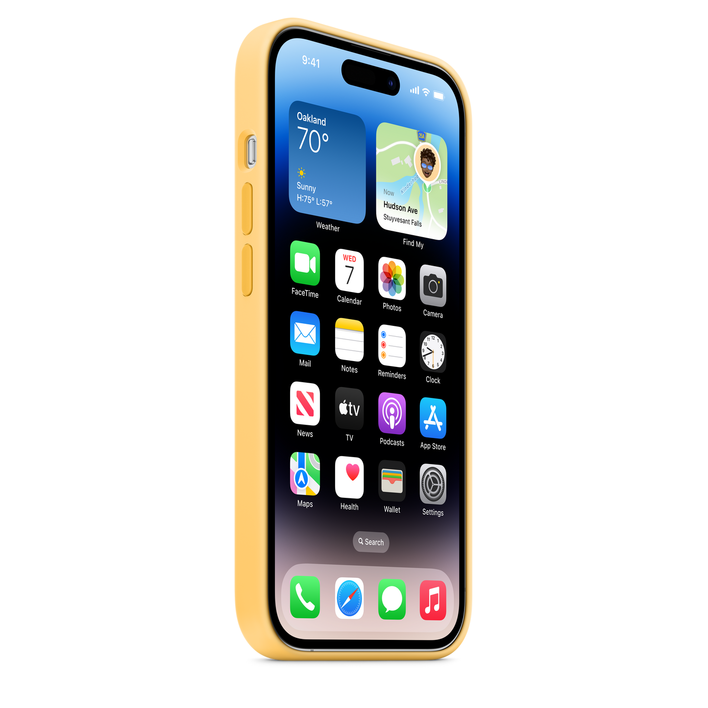 Case de silicona con MagSafe para iPhone 14 Pro