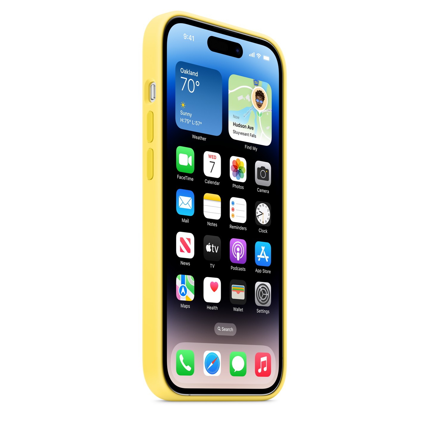 Case de silicona con MagSafe para iPhone 14 Pro