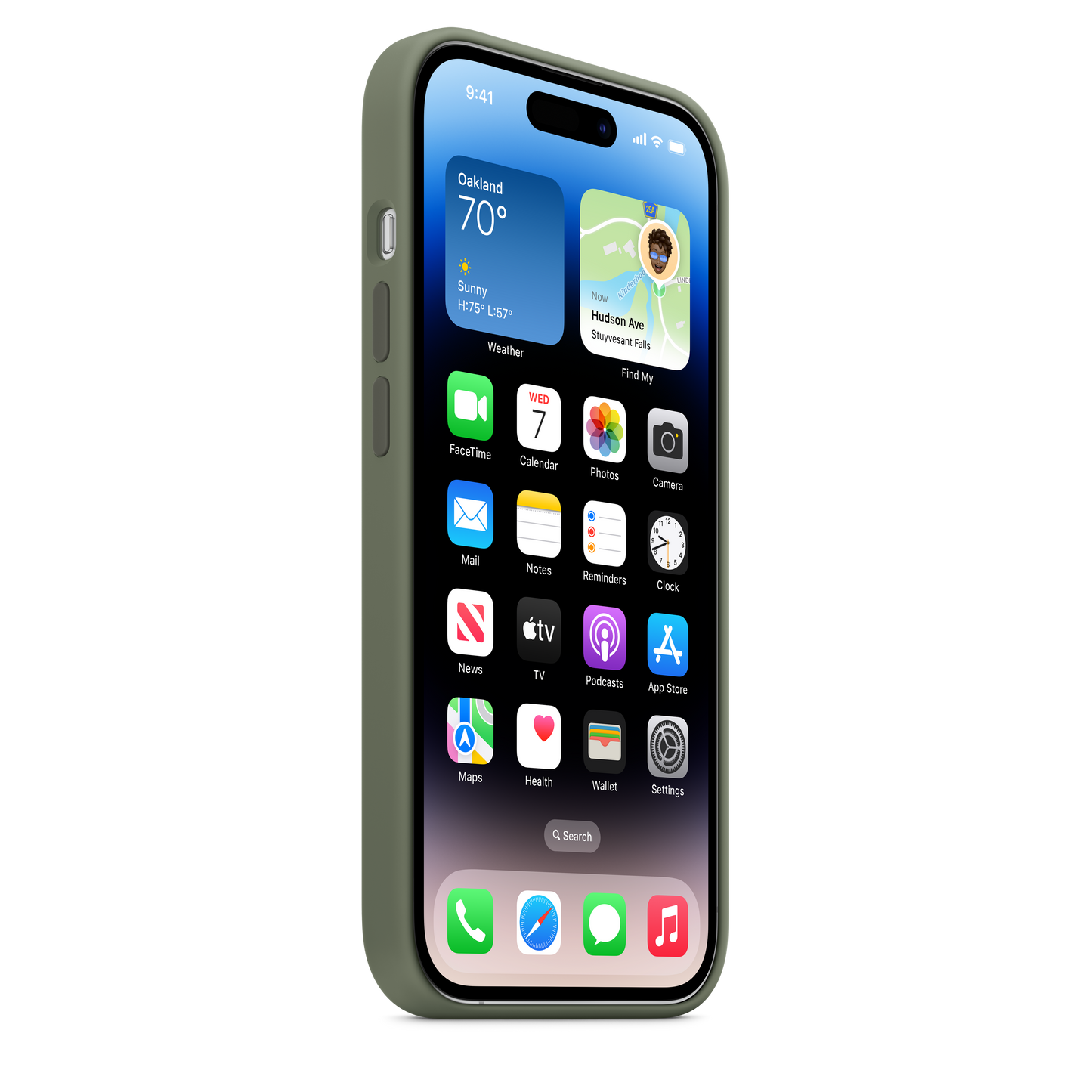 Case de silicona con MagSafe para iPhone 14 Pro