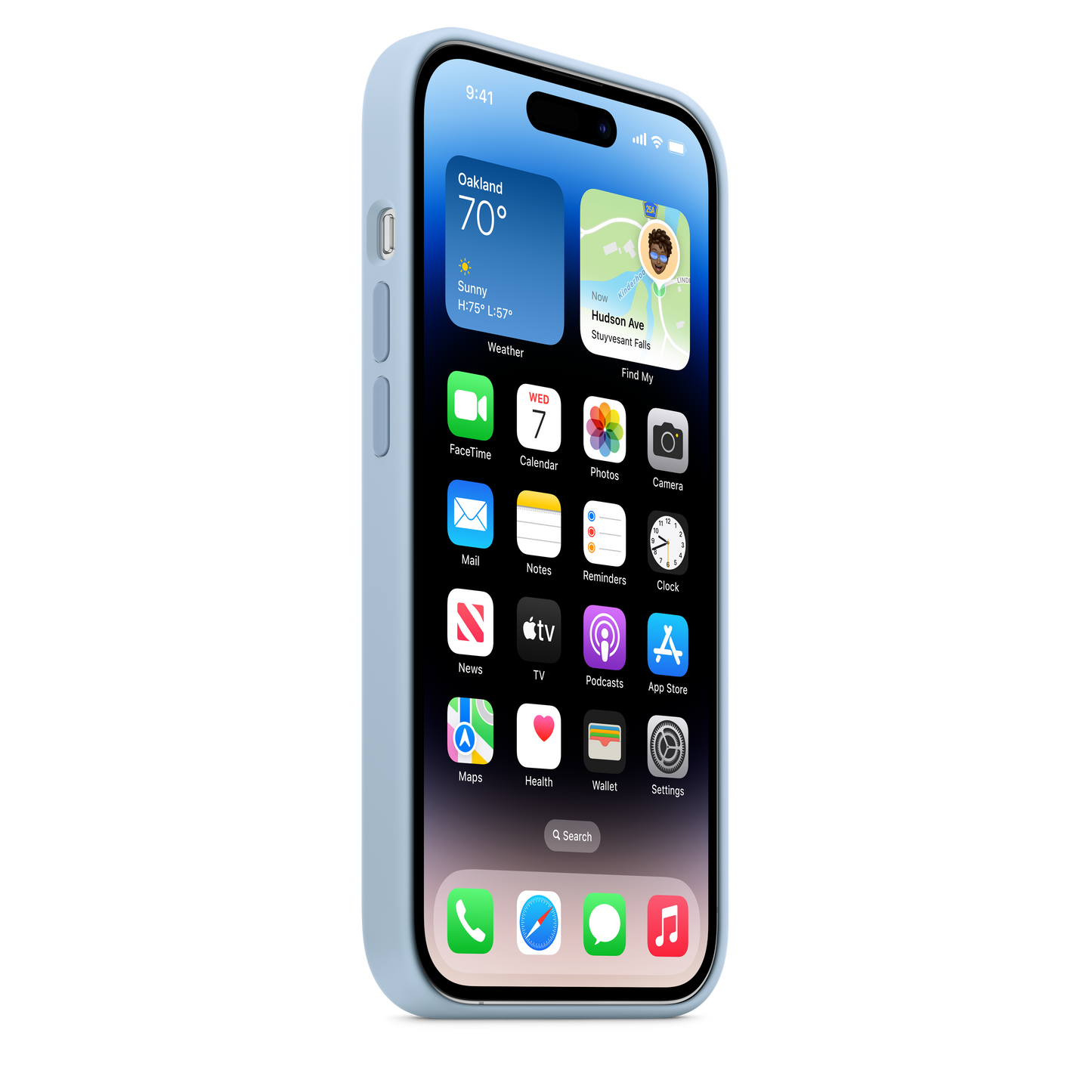 Case de silicona con MagSafe para iPhone 14 Pro