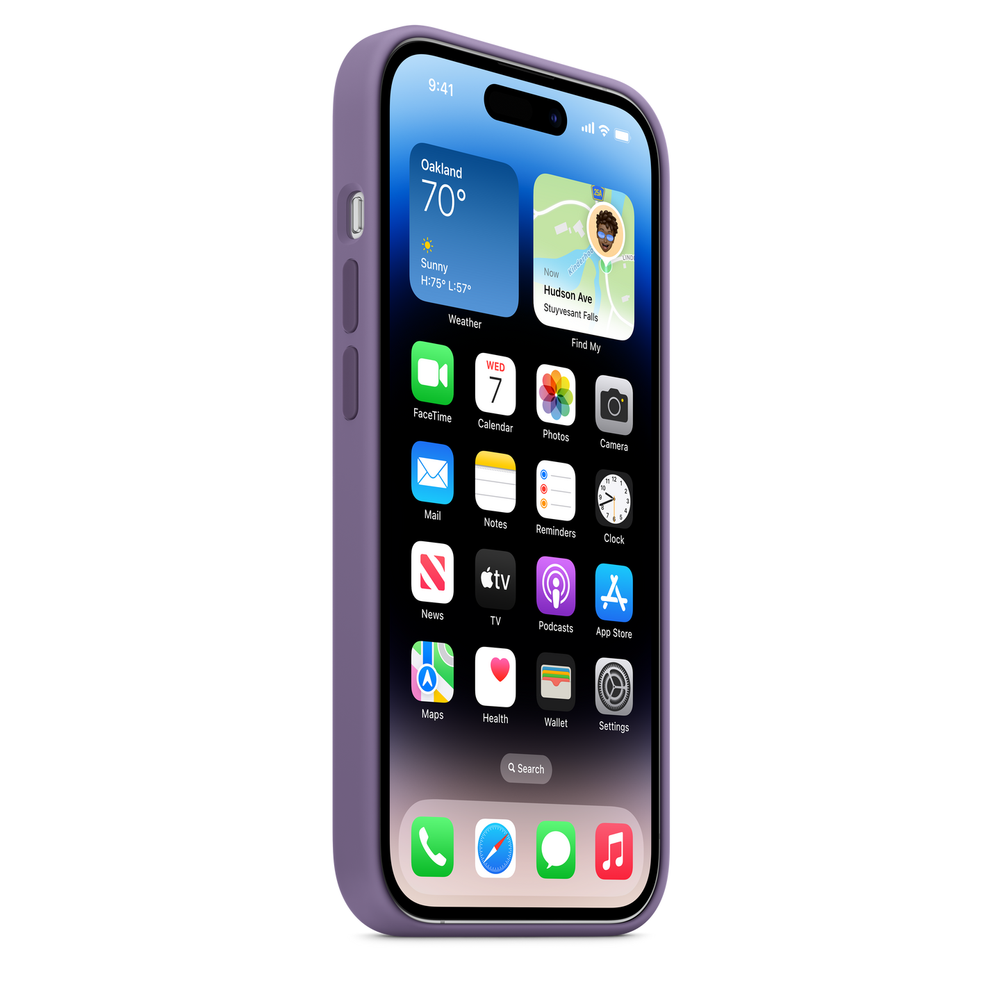 Case de silicona con MagSafe para iPhone 14 Pro