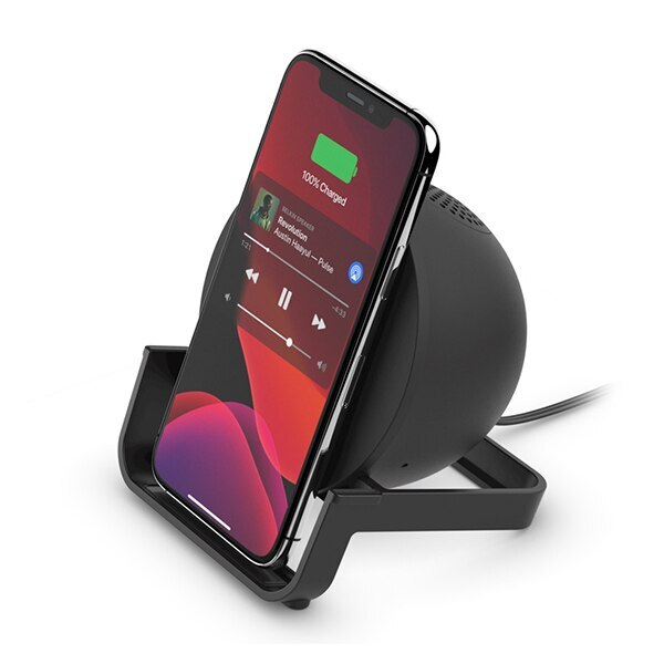 Soporte de Carga Inalámbrico Altavoz Negro Mac Store