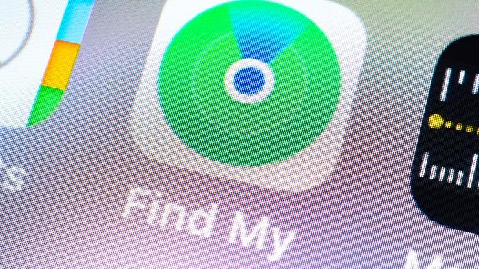 Aplicación Find My instalado en el iPhone