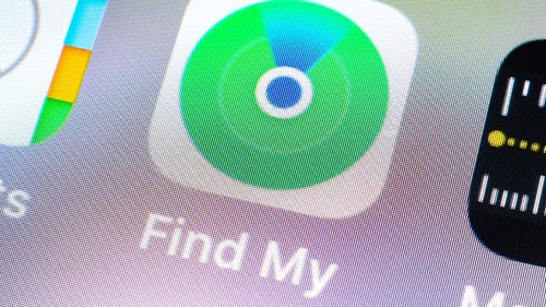 Aplicación Find My instalado en el iPhone