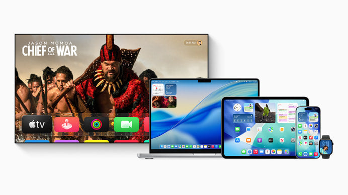 Varios dispositivos para verificar el número de serie Apple.