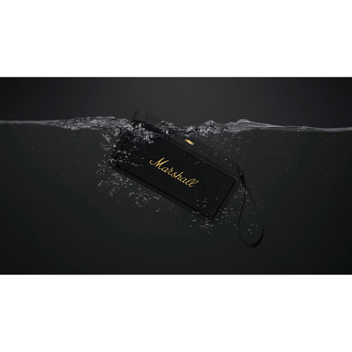 Altavoz MARSHALL MIDDLETON Bluetooth Portatil  -  Negro/laton